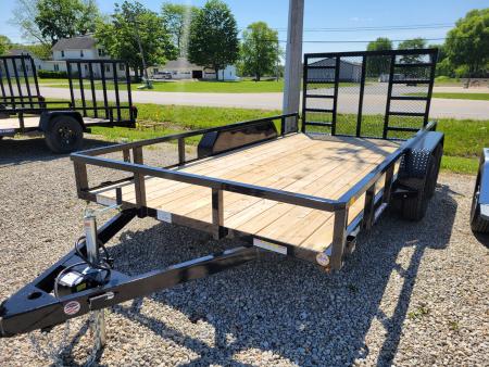 New 2026 Sure-Trac 7x14 Tube Top 7K Utility Trailer