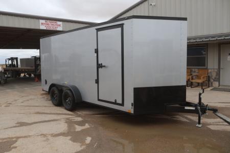New 2026 Stallion Manufacturing LLC 7'X16'X6.5' Enclosed Cargo Trailer Cargo / Enclosed Trailer