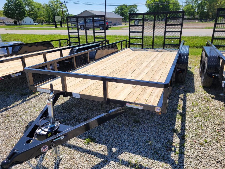 New 2026 Sure-Trac 7x16 Tube Top 7k Utility Trailer