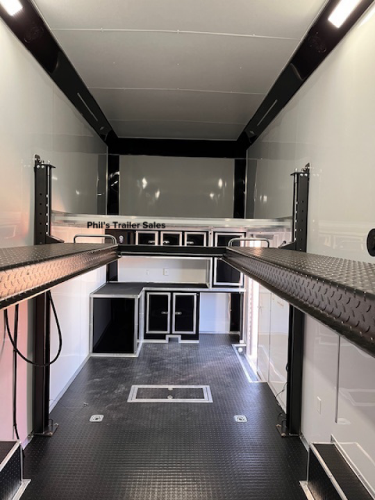 New CONTINENTAL CARGO NEW 85X34 STACKER ENCLOSED RACE TRAILER CAR HAULER TRAILER CARGO TRAILERS Car / Racing Trailer