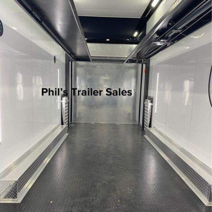 New CONTINENTAL CARGO NEW 85X34 STACKER ENCLOSED RACE TRAILER CAR HAULER TRAILER CARGO TRAILERS Car / Racing Trailer