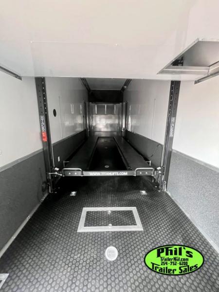 New CONTINENTAL CARGO NEW 85X34 STACKER ENCLOSED RACE TRAILER CAR HAULER TRAILER CARGO TRAILERS Car / Racing Trailer