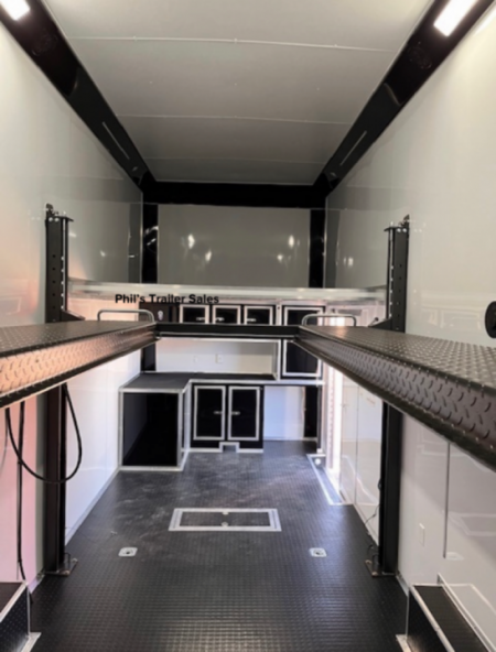 New CONTINENTAL CARGO NEW 85X34 STACKER ENCLOSED RACE TRAILER CAR HAULER TRAILER CARGO TRAILERS Car / Racing Trailer