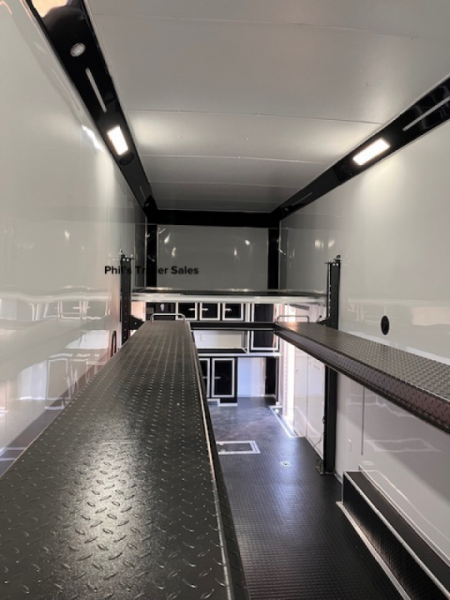 New CONTINENTAL CARGO NEW 85X34 STACKER ENCLOSED RACE TRAILER CAR HAULER TRAILER CARGO TRAILERS Car / Racing Trailer