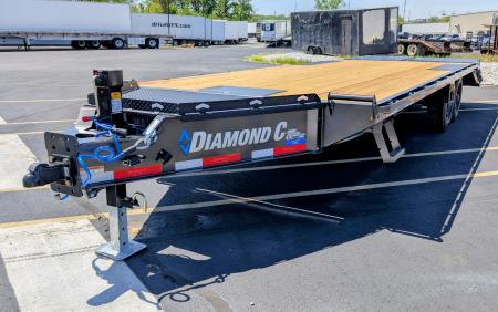 New Diamond C DEC-210-24' Deck over 23K (GVWR) Max Ramp Equipment Trailer