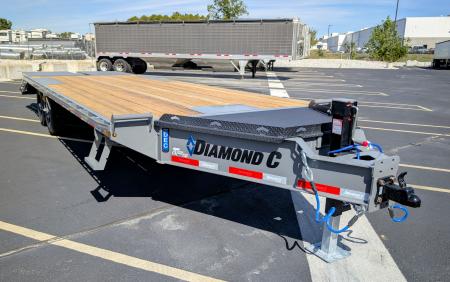 New DEC-210-24' Deck over 23K (GVWR) Max Ramps, ABS-Brakes, Equipment Trailer