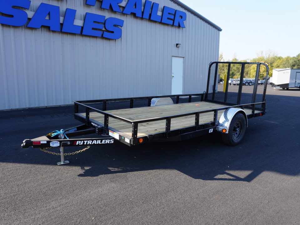 New 2026 PJ Trailers 77'x14ft 5200# Axle Utility Trailer