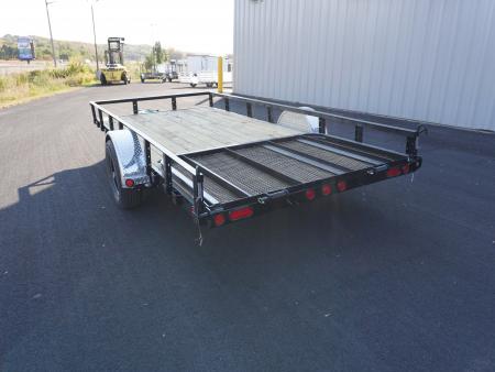 New 2026 PJ Trailers 77'x14ft 5200# Axle Utility Trailer