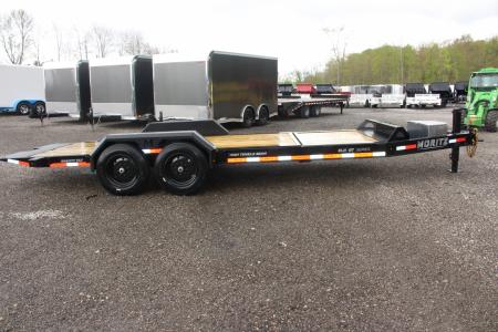 New 2026 Moritz 7' x 16' + 4' Low Pro - Gravity Tilt - Tilt Trailer - 16000# GVW