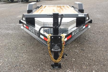 New 2026 Moritz 7' x 16' + 4' Low Pro - Gravity Tilt - Tilt Trailer - 16000# GVW