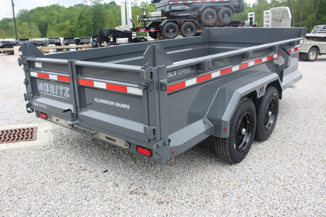 New 2026 Moritz 6' 10" x 14' Heavy Commercial DLH Series Dump Trailer - 16000# GVW