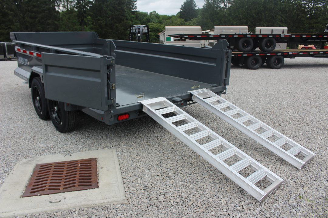 New 2026 Moritz 6' 10" x 14' Heavy Commercial DLH Series Dump Trailer - 16000# GVW