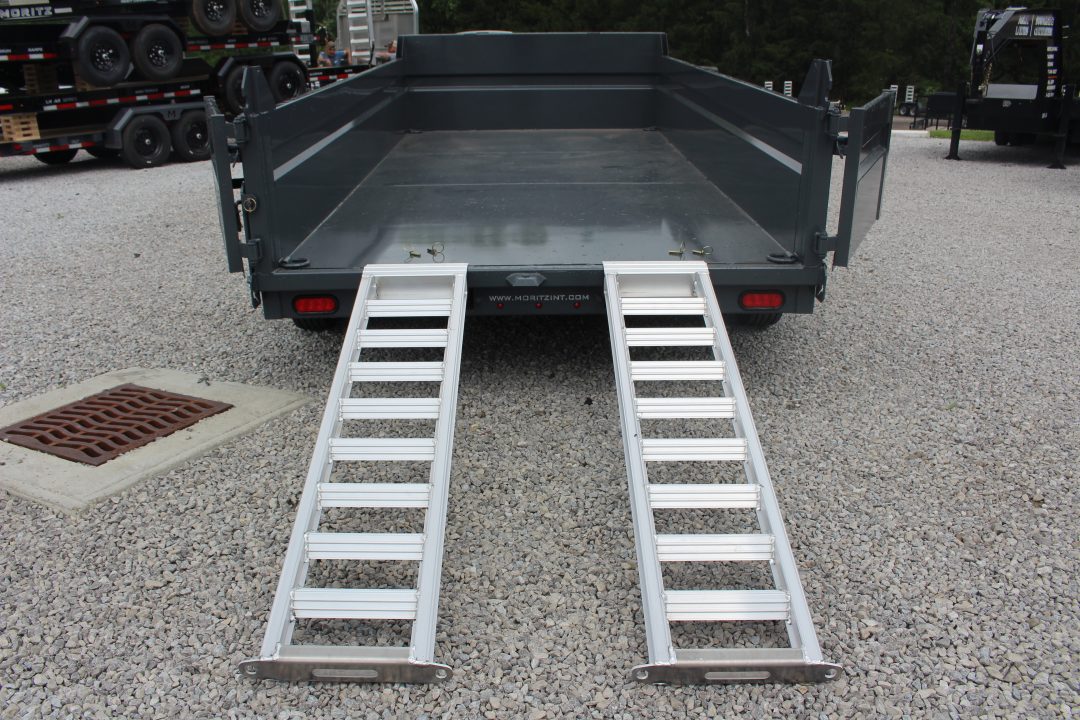 New 2026 Moritz 6' 10" x 14' Heavy Commercial DLH Series Dump Trailer - 16000# GVW
