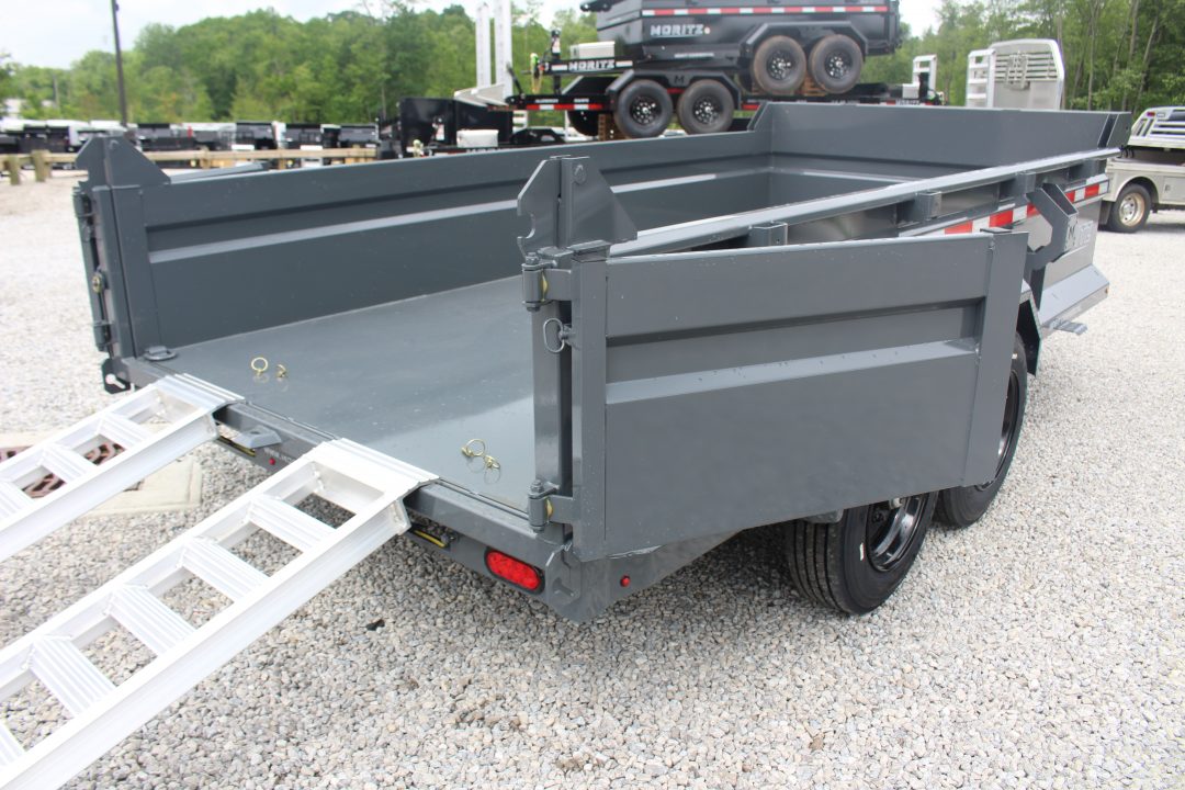 New 2026 Moritz 6' 10" x 14' Heavy Commercial DLH Series Dump Trailer - 16000# GVW