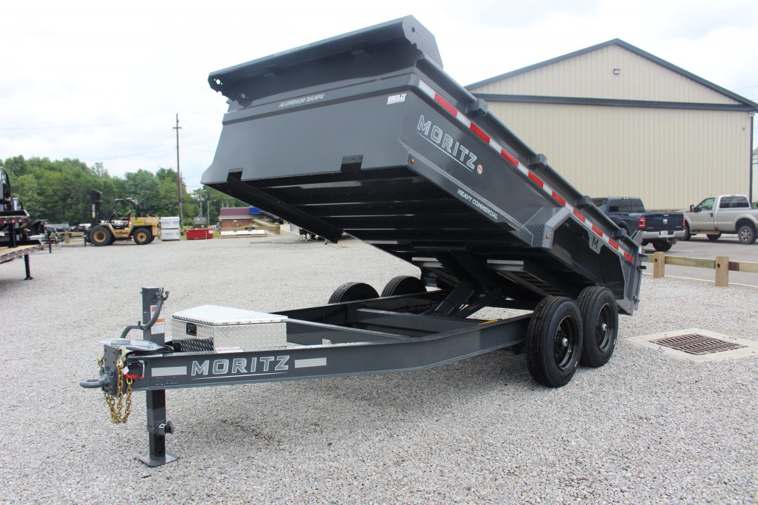 New 2026 Moritz 6' 10" x 14' Heavy Commercial DLH Series Dump Trailer - 16000# GVW