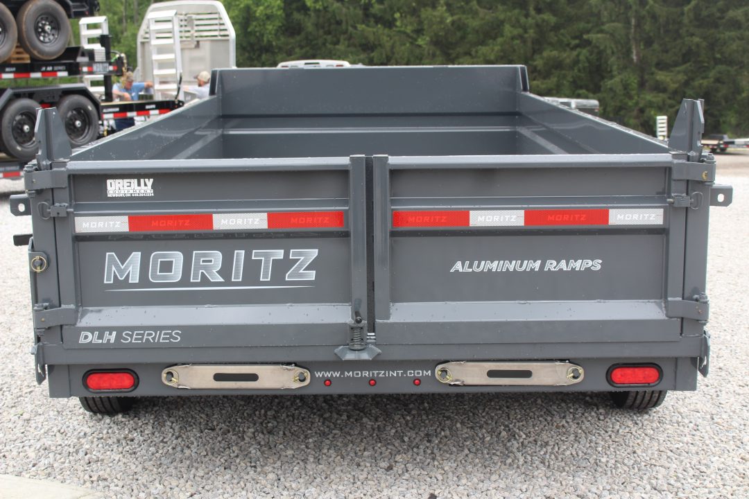 New 2026 Moritz 6' 10" x 14' Heavy Commercial DLH Series Dump Trailer - 16000# GVW