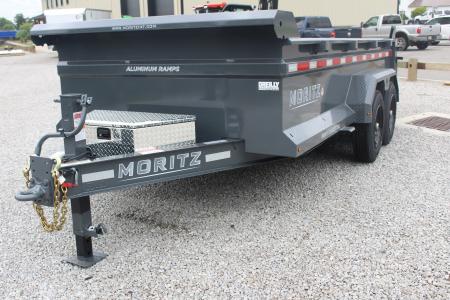 New 2026 Moritz 6' 10  x 14' Heavy Commercial DLH Series Dump Trailer - 16000# GVW