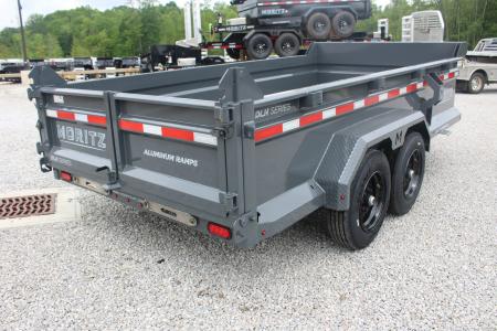 New 2026 Moritz 6' 10" x 14' Heavy Commercial DLH Series Dump Trailer - 16000# GVW