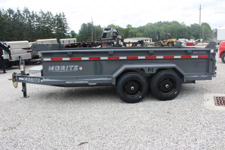 New 2026 Moritz 6' 10" x 14' Heavy Commercial DLH Series Dump Trailer - 16000# GVW
