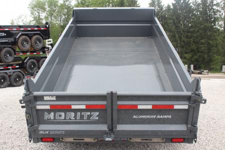 New 2026 Moritz 6' 10" x 14' Heavy Commercial DLH Series Dump Trailer - 16000# GVW