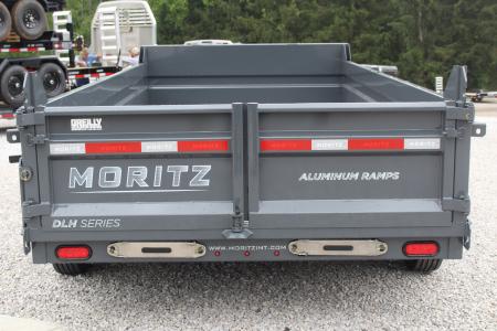 New 2026 Moritz 6' 10" x 14' Heavy Commercial DLH Series Dump Trailer - 16000# GVW