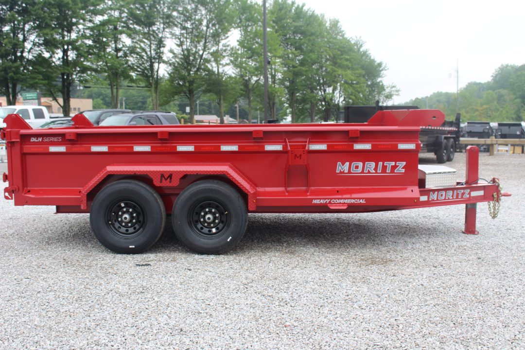 New 2026 Moritz 6' 10" x 14' Heavy Commercial DLH Series Dump Trailer - 14000# GVW
