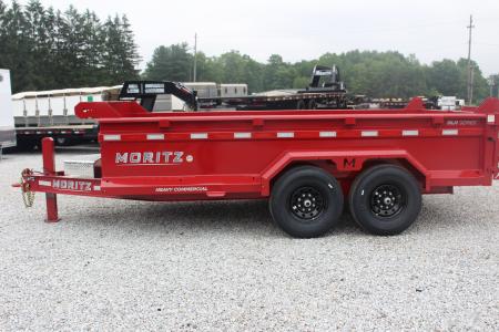 New 2026 Moritz 6' 10" x 14' Heavy Commercial DLH Series Dump Trailer - 14000# GVW