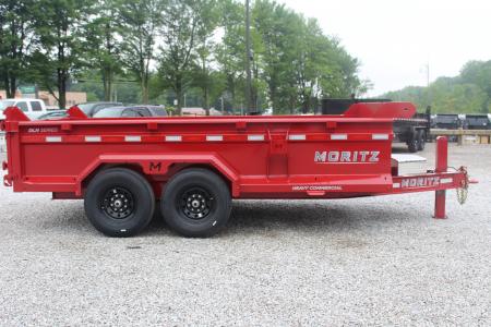 New 2026 Moritz 6' 10" x 14' Heavy Commercial DLH Series Dump Trailer - 14000# GVW