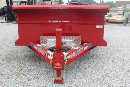 New 2026 Moritz 6' 10" x 14' Heavy Commercial DLH Series Dump Trailer - 14000# GVW