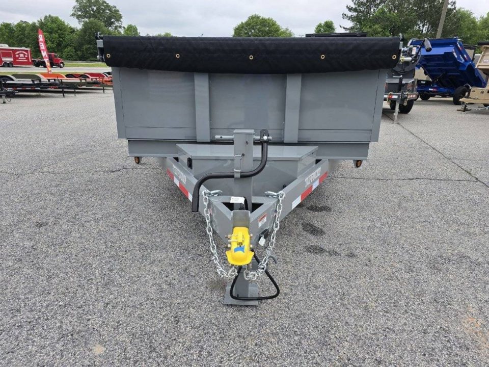 New 2026 TUFFDUMP 14K 7X14 DUMP TRAILER 2' WALLS