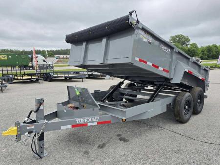 New 2026 TUFFDUMP 14K 7X14 DUMP TRAILER 2' WALLS