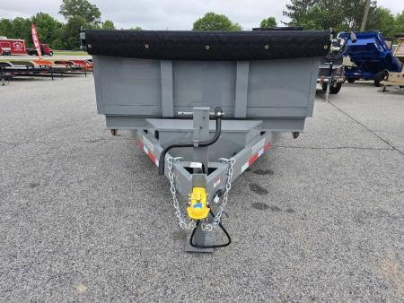 New 2026 TUFFDUMP 14K 7X14 DUMP TRAILER 2' WALLS