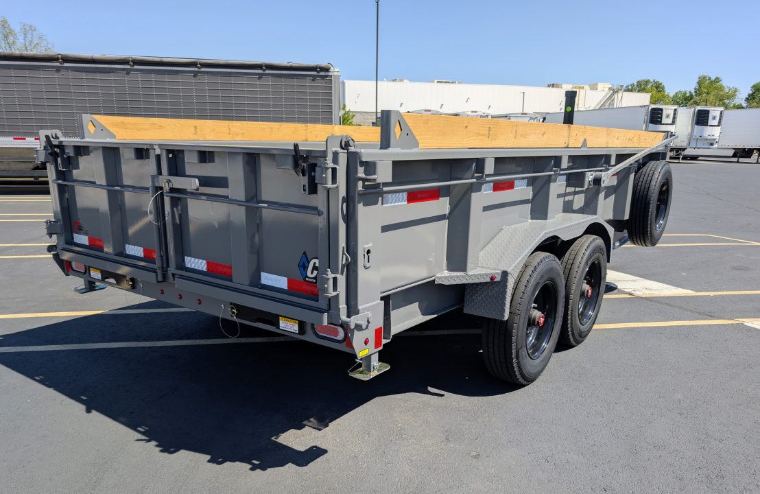 New Diamond C LPT-210 16' Telescopic, 23K (GVWR) HD 7ga Body Dump Trailer