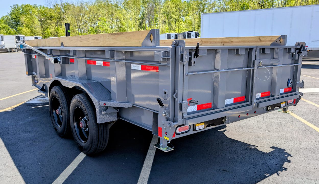 New Diamond C LPT-210 16' Telescopic, 23K (GVWR) HD 7ga Body Dump Trailer