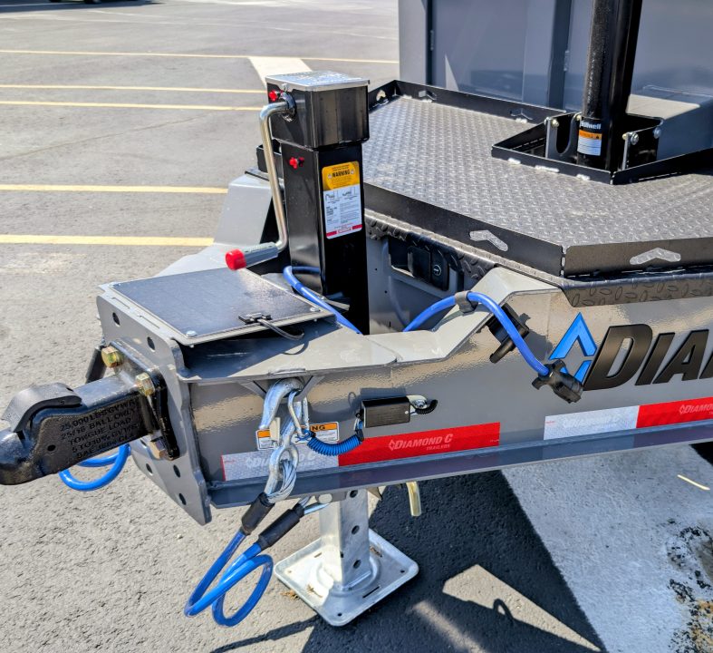 New Diamond C LPT-210 16' Telescopic, 23K (GVWR) HD 7ga Body Dump Trailer