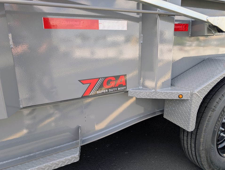 New LPT-210 16' Telescopic, 23K (GVWR) HD 7ga Body Dump Trailer