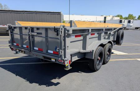 New Diamond C LPT-210 16' Telescopic, 23K (GVWR) HD 7ga Body Dump Trailer