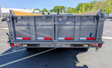 New Diamond C LPT-210 16' Telescopic, 23K (GVWR) HD 7ga Body Dump Trailer