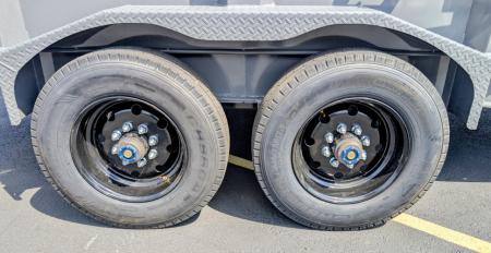 New LPT-210 16' Telescopic, 23K (GVWR) HD 7ga Body Dump Trailer