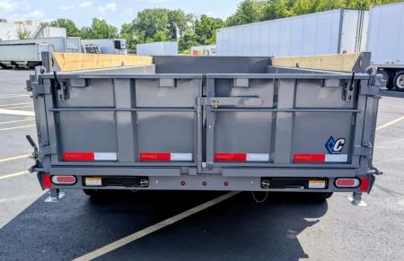 New LPT-210 16' Telescopic, 23K (GVWR) HD 7ga Body Dump Trailer