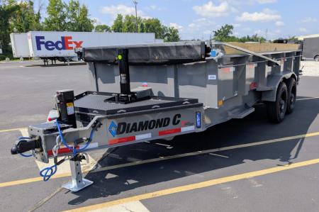 New LPT-210 16' Telescopic, 23K (GVWR) HD 7ga Body Dump Trailer