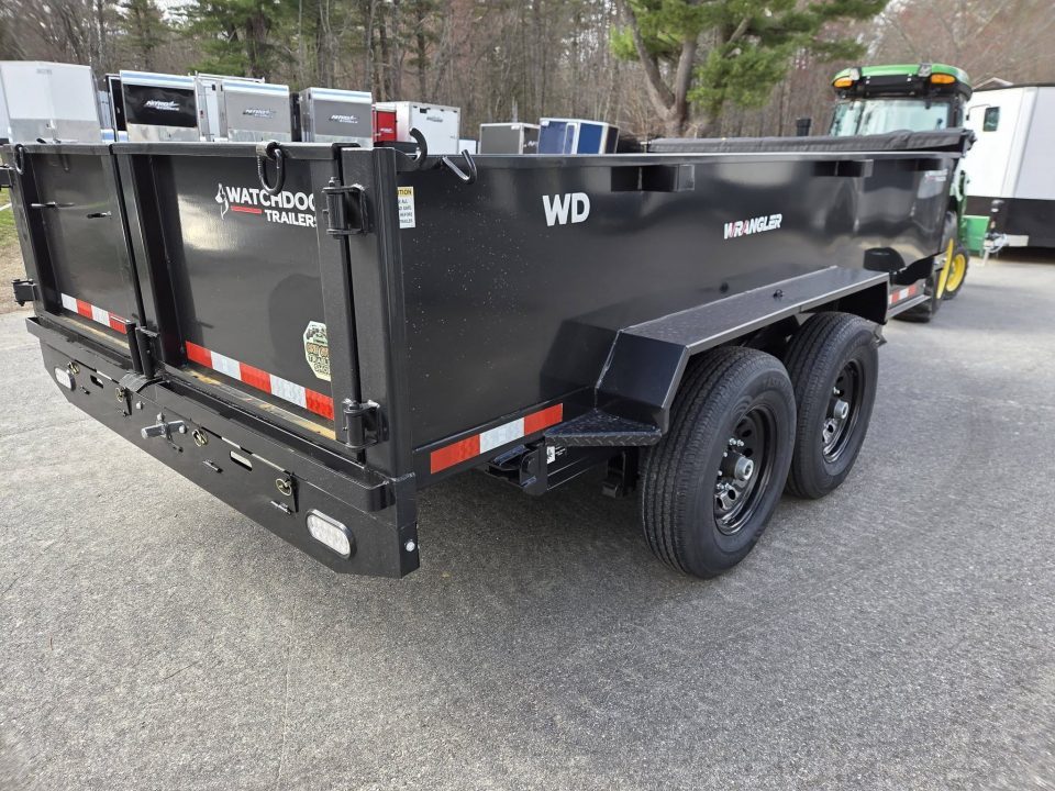 New 2026 Watchdog Trailers 7x14 14,000lb gvwr dump trailer with tarp kit and ramps Dump Trailer