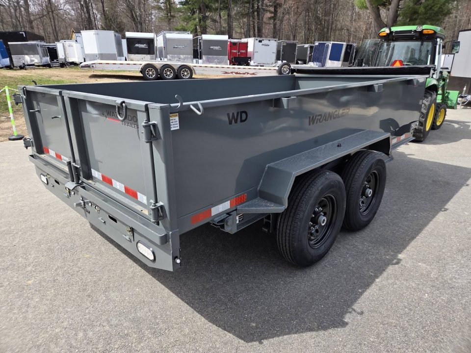 New 2026 Watchdog Trailers 7x14 14,000lb gvwr dump trailer with tarp kit and ramps Dump Trailer
