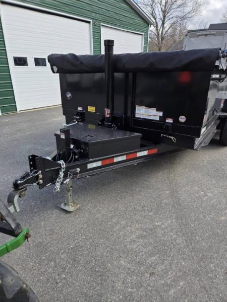 New 2026 Watchdog Trailers 7x14 14,000lb gvwr dump trailer with tarp kit and ramps Dump Trailer
