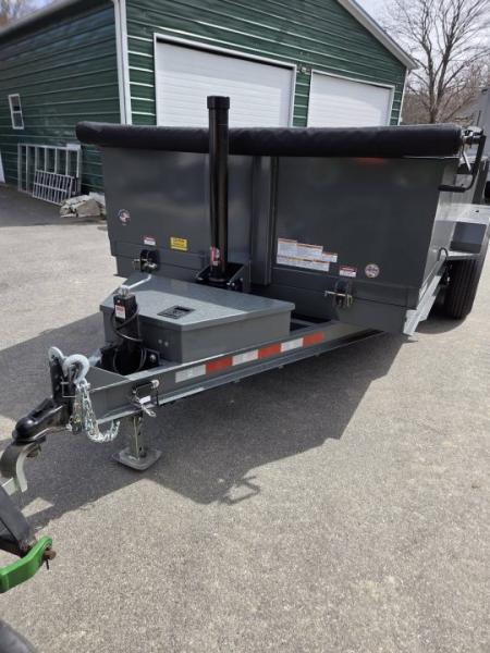 New 2026 Watchdog Trailers 7x14 14,000lb gvwr dump trailer with tarp kit and ramps Dump Trailer