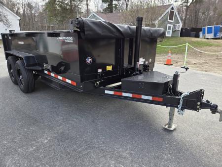 New 2026 Watchdog Trailers 7x14 Dump trailer with tarp kit & ramps Dump Trailer