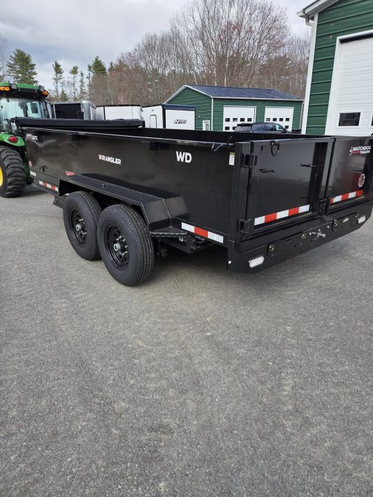 New 2026 Watchdog Trailers 7x14 14,000lb gvwr with tarp kit and ramps Dump Trailer