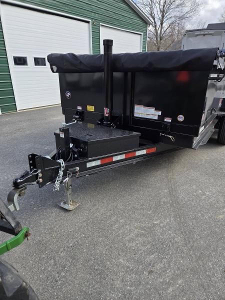New 2026 Watchdog Trailers 7x14 14,000lb gvwr with tarp kit and ramps Dump Trailer