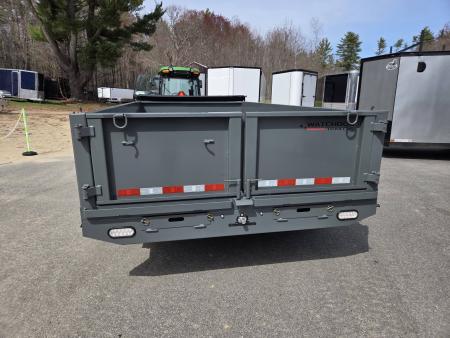 New 2026 Watchdog Trailers 7x14 14,000lb gvwr with tarp kit and ramps Dump Trailer