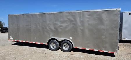 Used 2020 Quality Cargo 101" x 26' Car Carrier Cargo / Enclosed Trailer